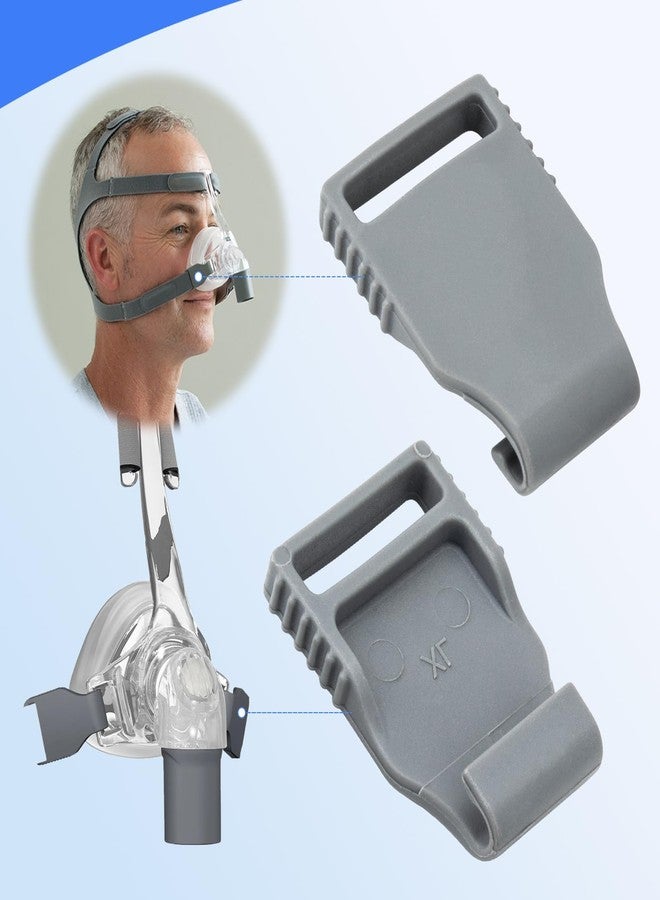 Ximoon F&P CPAP Headgear Clips & Buckle Replacement for Fisher & Paykel Simplus Full Face Mask Headgear Strap C Pap Replacement Supplies - Image 5